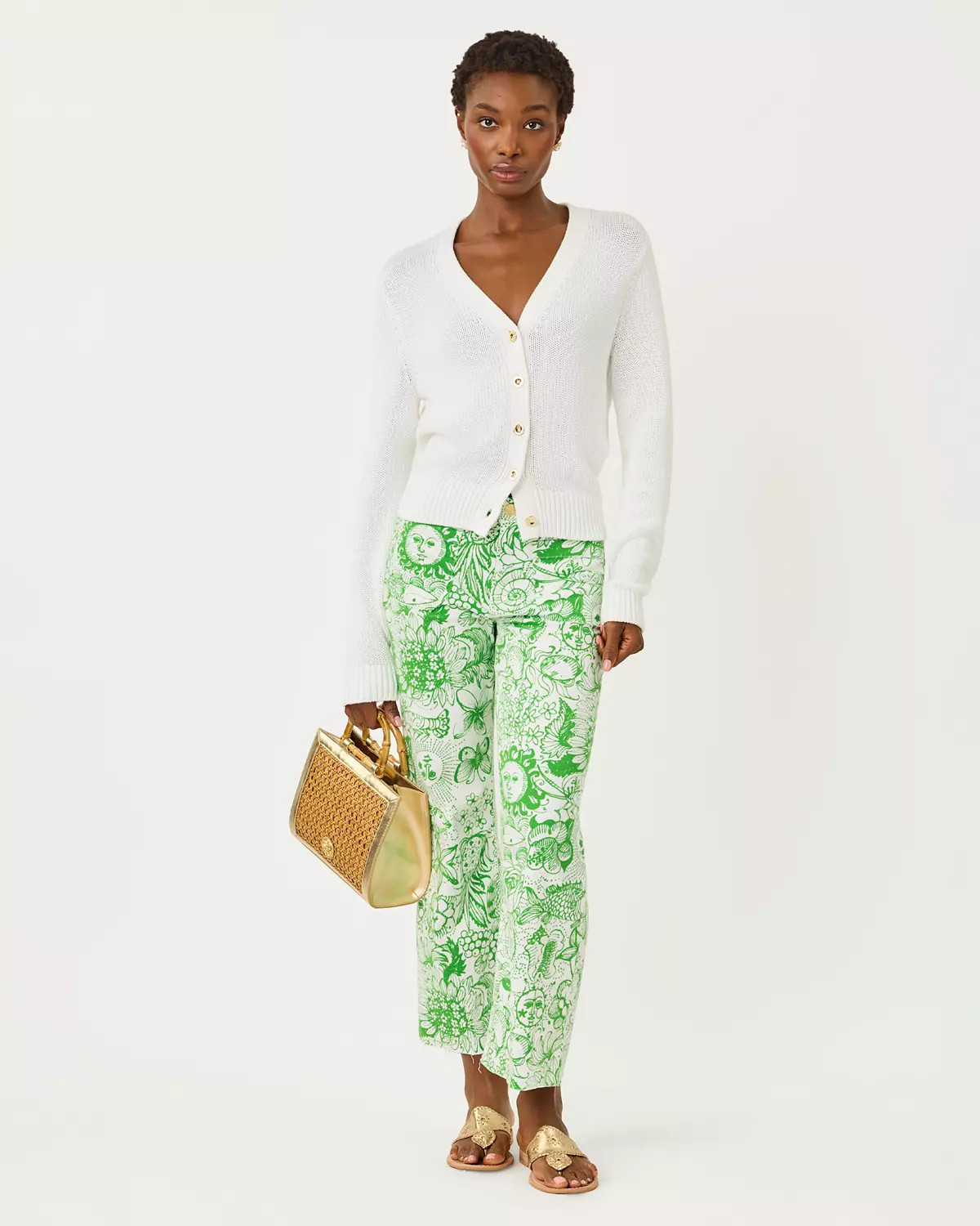 27" Harleen High Rise Crop Jean | Lilly Pulitzer