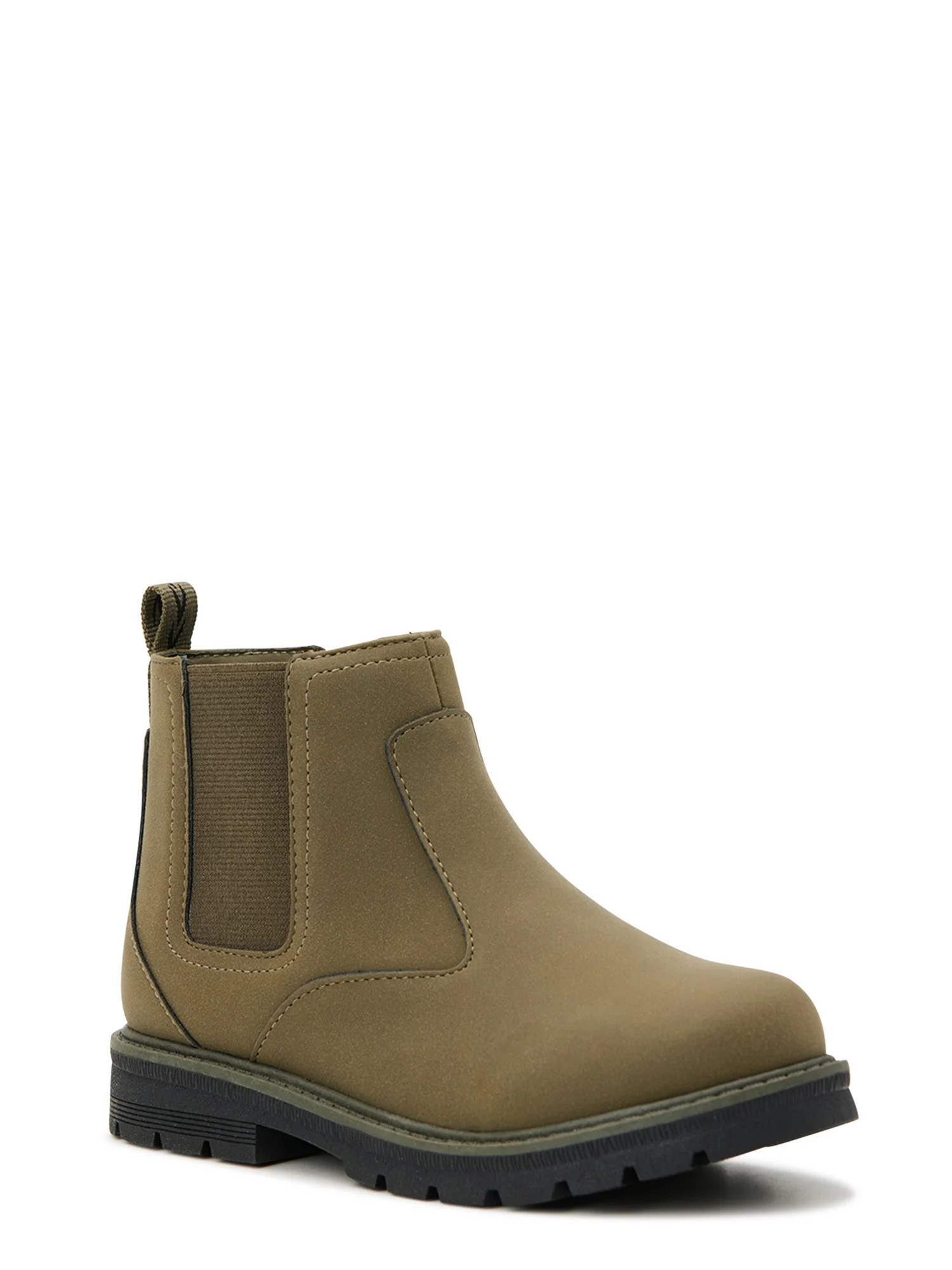 Wonder Nation Little & Big Boys' Chelsea Boots | Walmart (US)