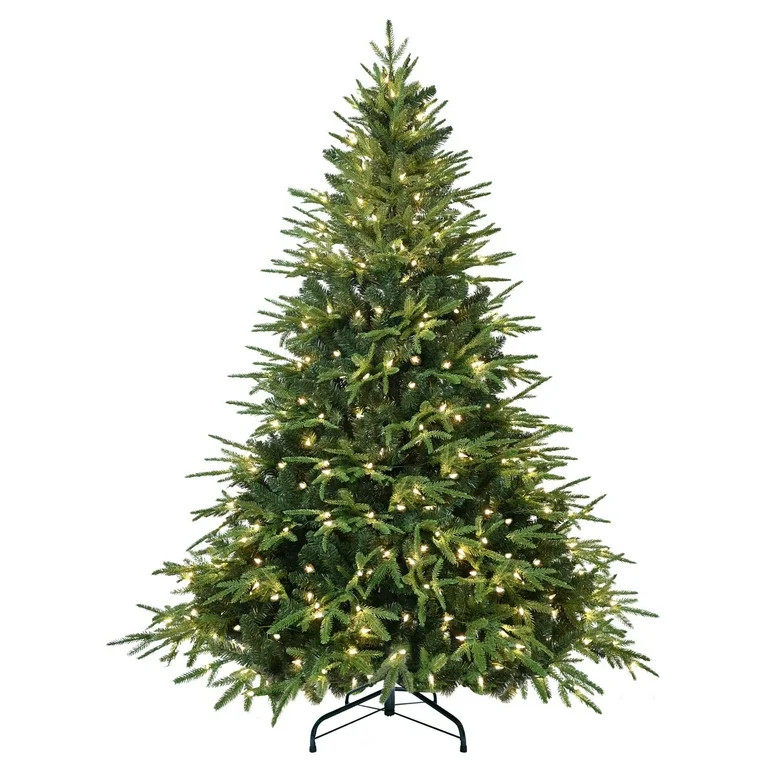 Bringstar 6.5Ft Christmas Tree, Prelit Green fir Prem Artificial Tree, 2225 Lifelike PE&PVC Mixed... | Walmart (US)