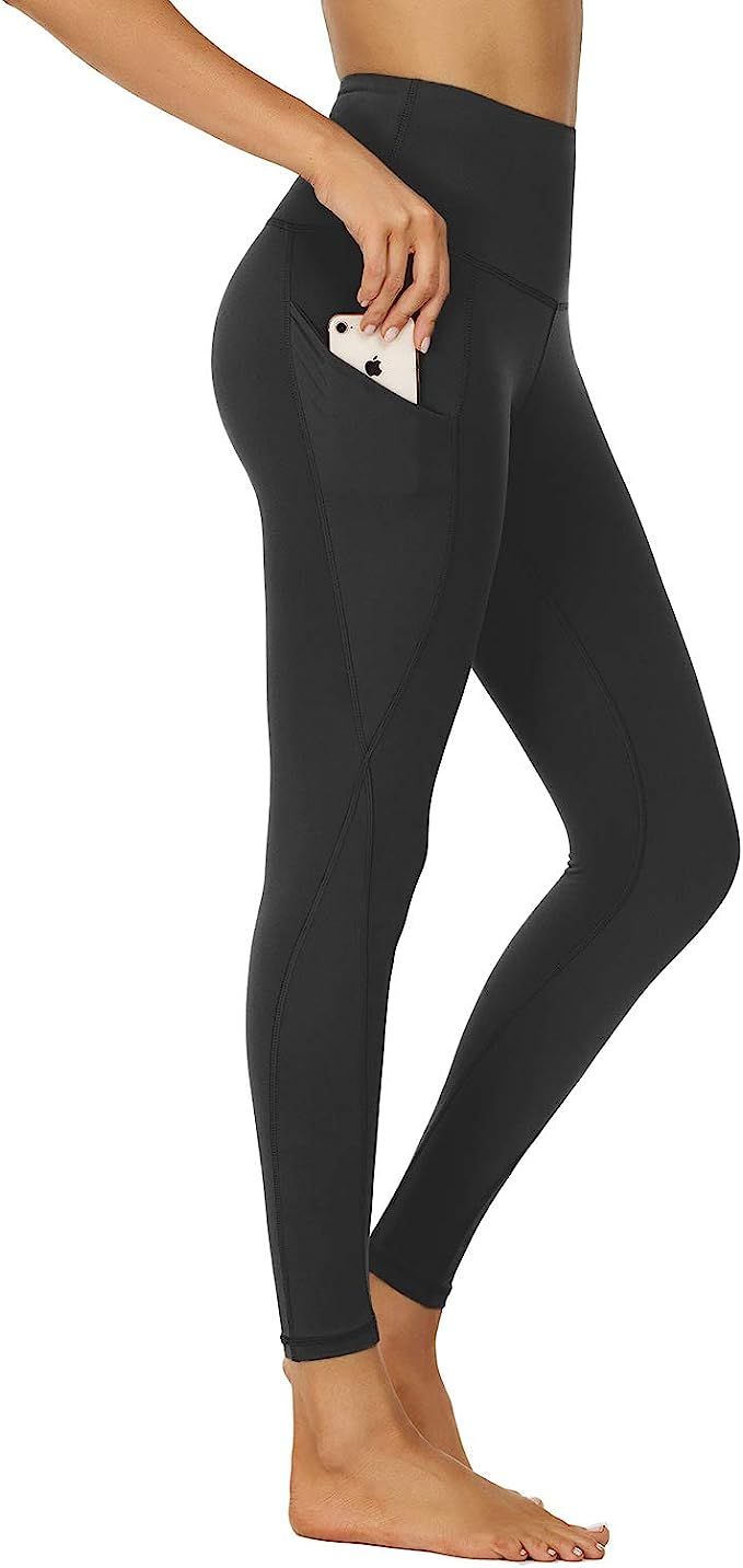 NexiEpoch Yoga Pants for Women - High Waisted Tummy Control Stretch Women Leggings with Side Pock... | Amazon (US)