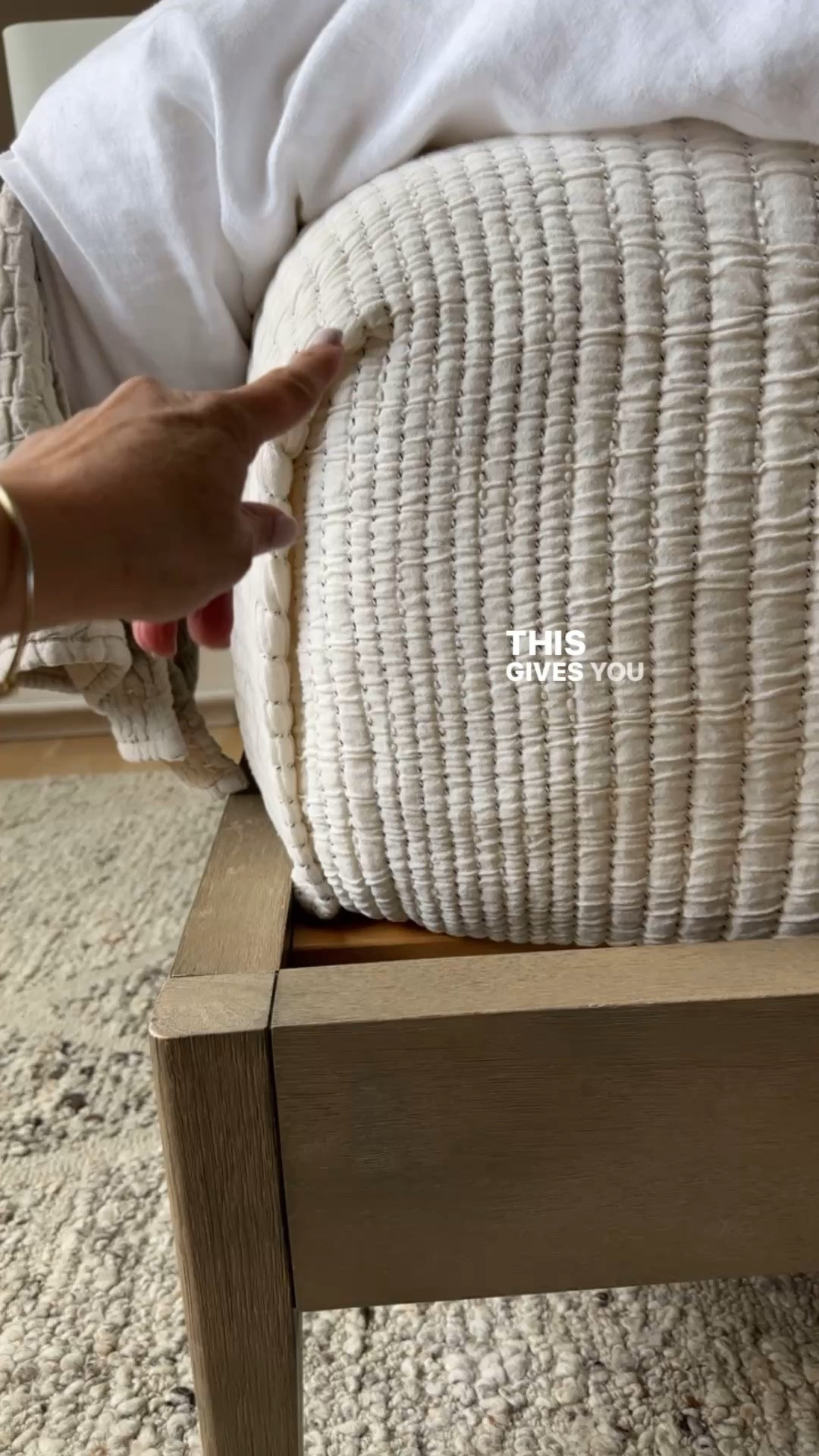 Bed blanket with great texture @Quince

#LTKstorytime #LTKHome #LTKSaleAlert