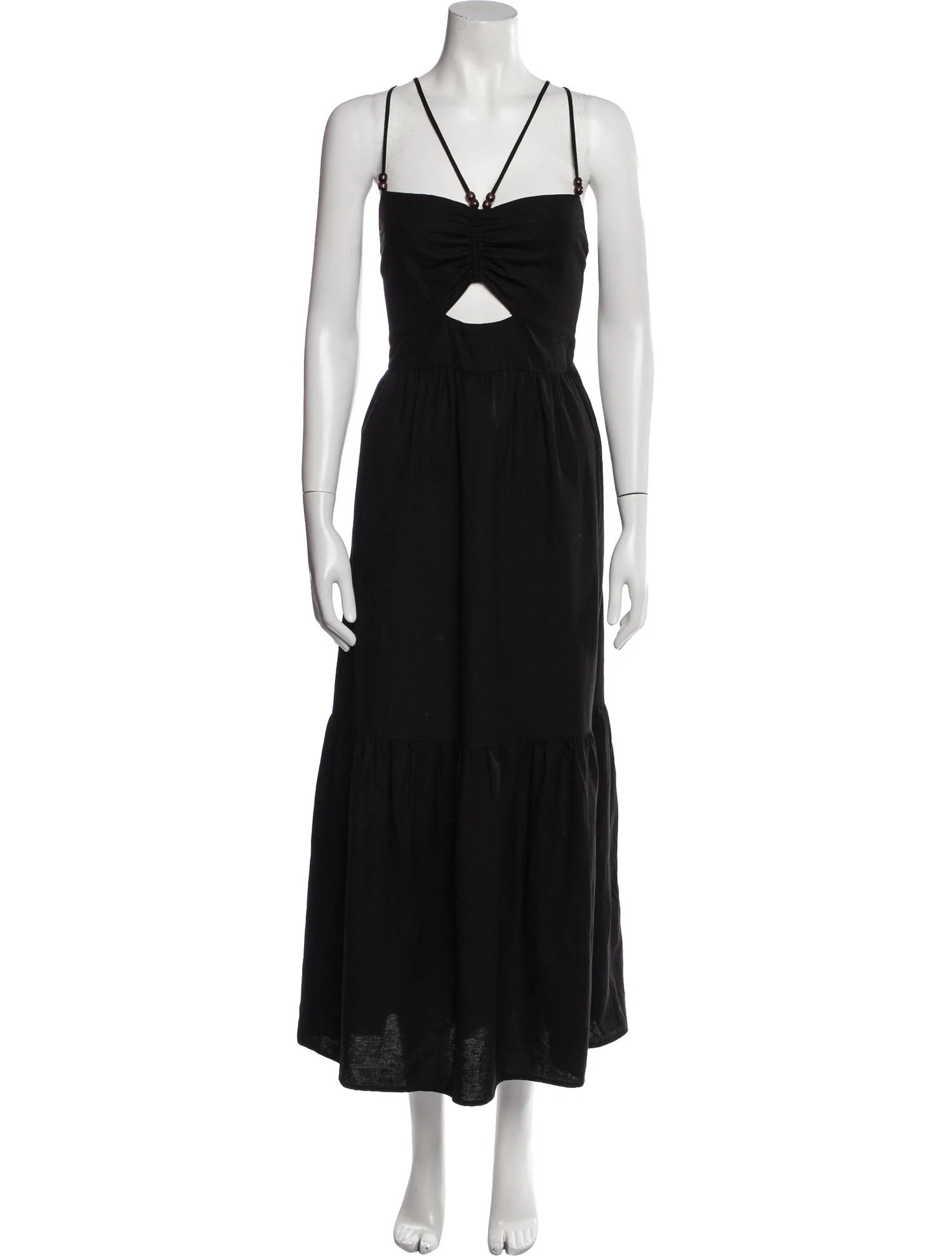 V-Neck Long Dress | The RealReal