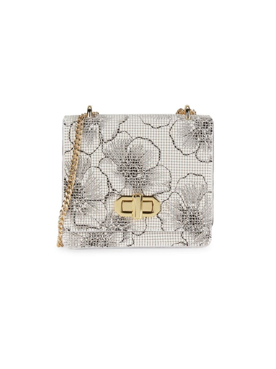 Floral Mesh Crossbody Bag | Saks Fifth Avenue