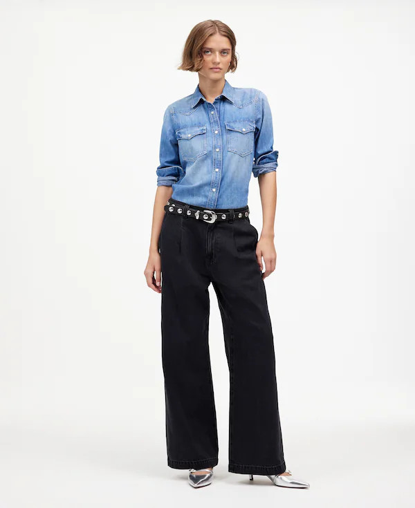 The Harlow Wide-Leg Jean: Airy Denim Edition | Madewell | Madewell