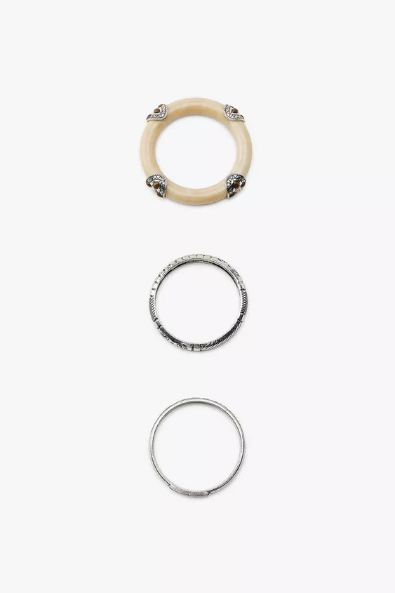 PACK OF 3 CUFF BRACELETS | Zara US