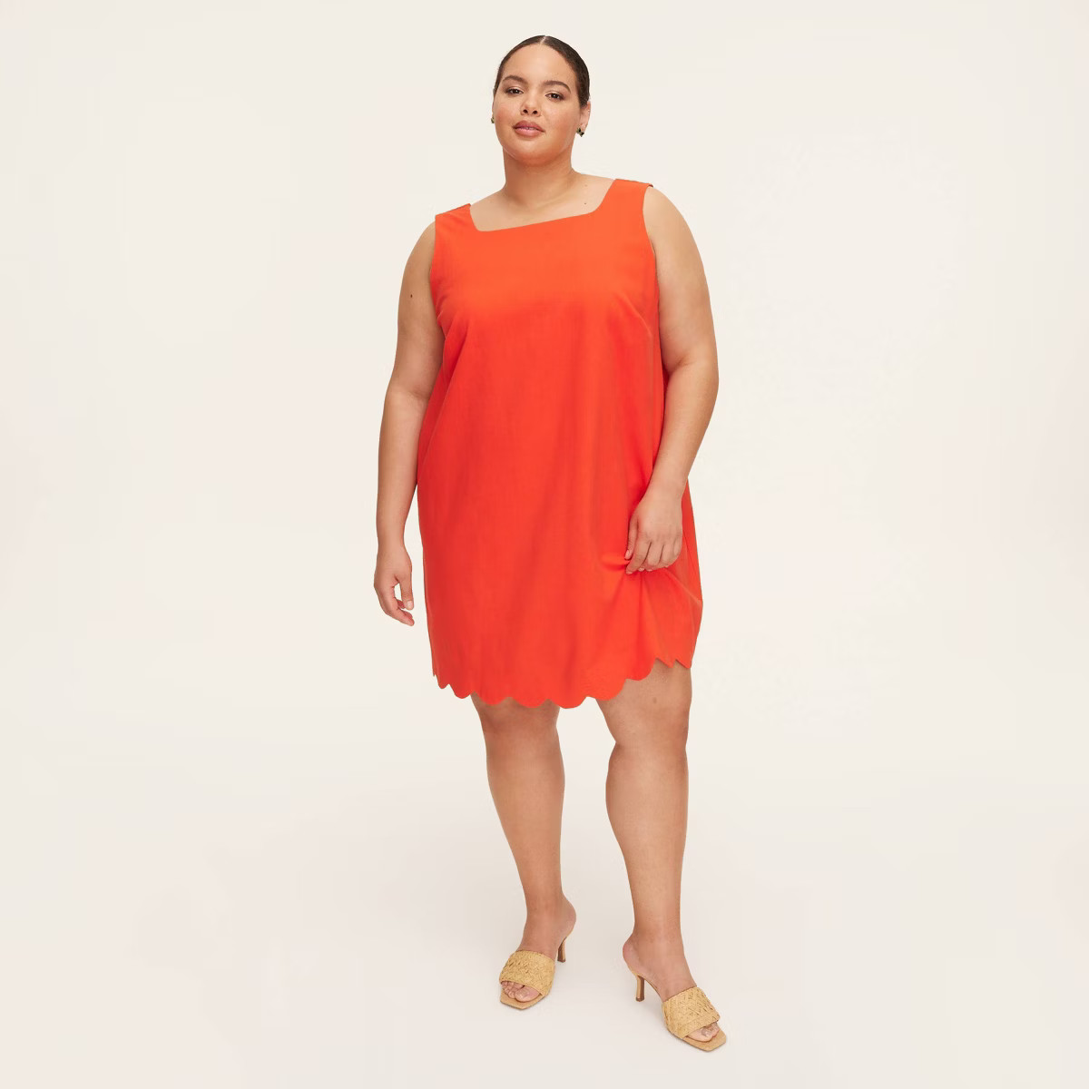 Women's Scalloped Mini Shift Dress -  kate spade new york x Target Red | Target