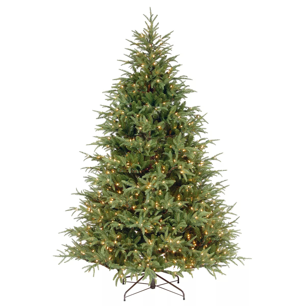 7.5' Prelit Feel Real Frasier Grande Artificial Christmas Tree White Lights - National Tree Compa... | Target