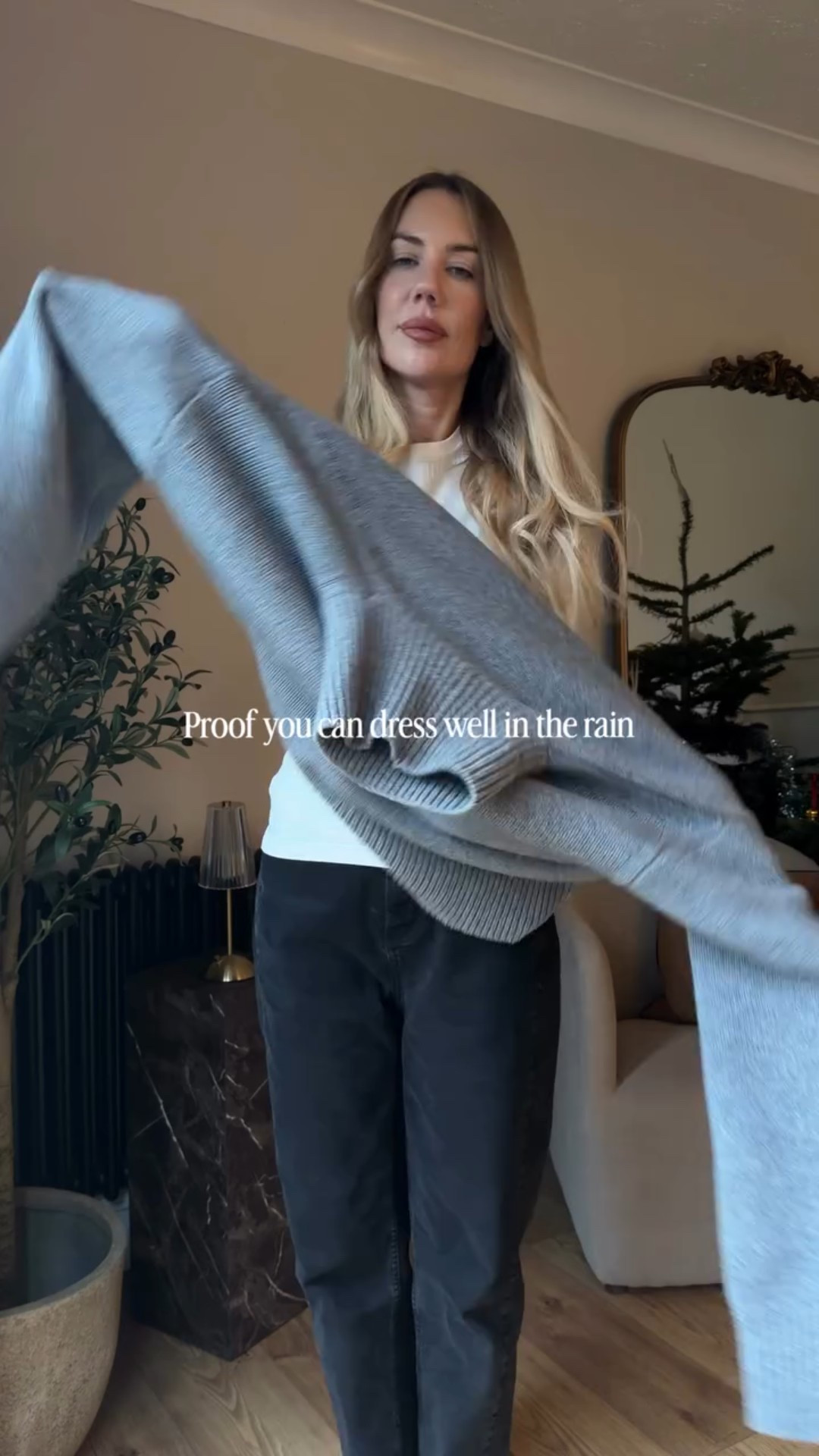Just a shame about the blow dry but at least you got to see it. Rainy days call for practical layers ☔️

Comfortable, warm, and still put together.
Follow for realistic, wearable style 🤍

rainy day outfit, everyday outfit ideas, casual chic style, layered outfit look, practical fashion, neutral outfit inspiration, transitional weather outfits, effortless style, wearable fashion. 
#everydaystyle #outfitinspiration #wearablefashion