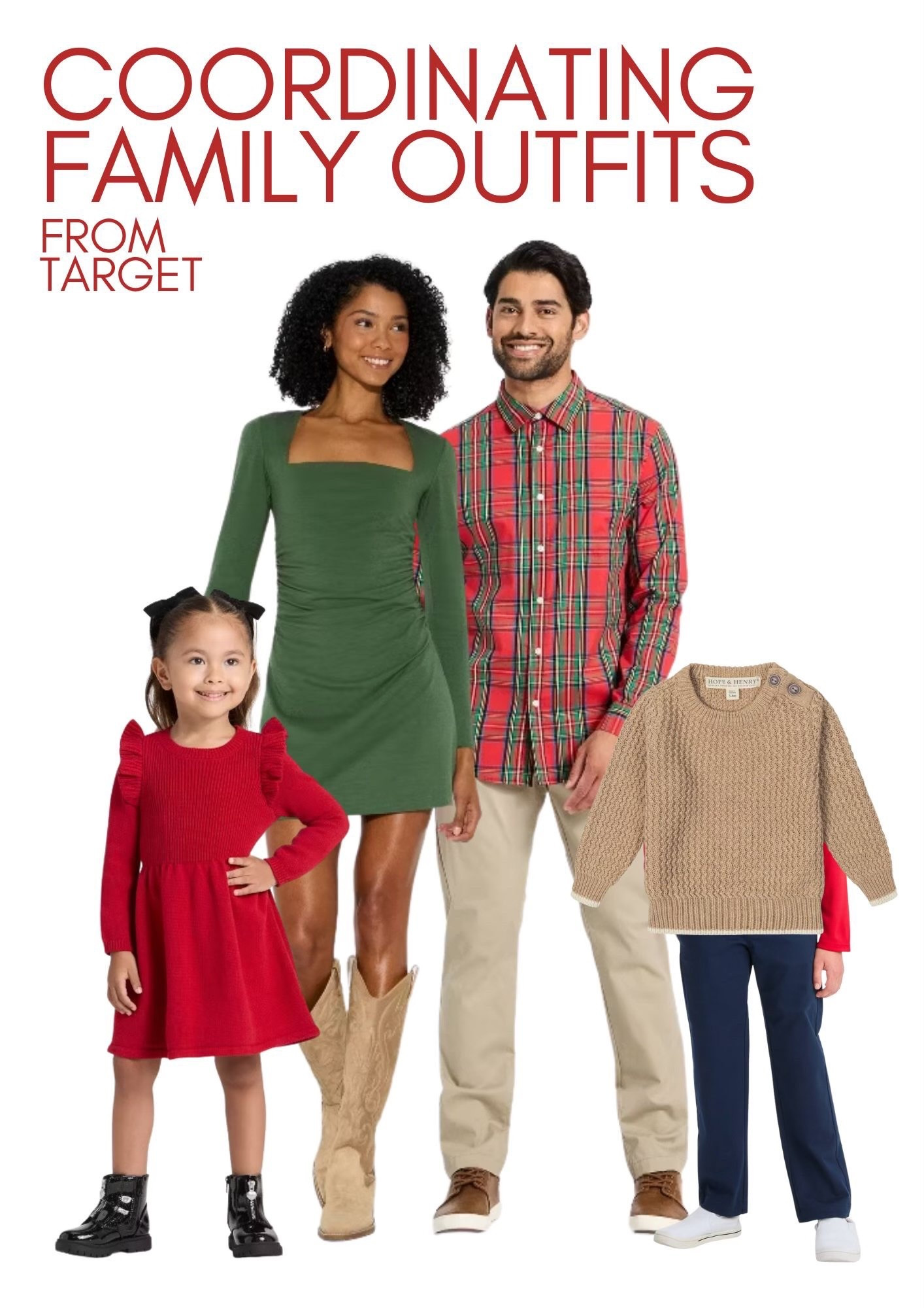Coordinating family outfits from Target! 

#LTKmomlife #LTKHoliday #LTKFindsUnder50
