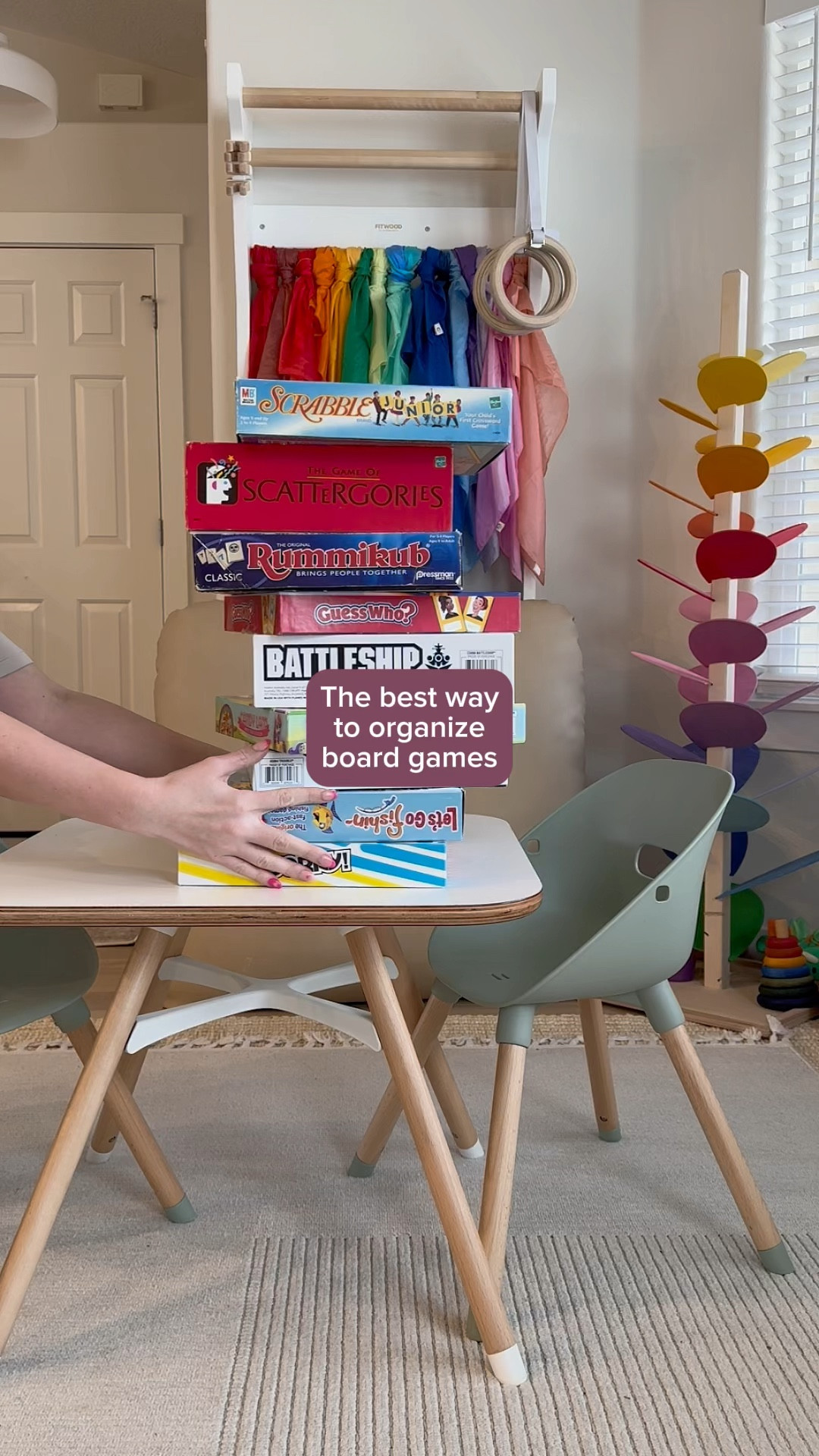 I love storing board games in the same size container. That way they all stack neatly in a closet and you don’t have the issue of them falling over! Plus board game boxes are made of cardboard so they are always falling apart especially if you have kids! I love that these containers are durable and keep everything together. We use small silicone bags for the small pieces. If you’re looking to update your board game collection, Amazon has so many boardgames for $10 or $15 that are the classics!

| organizing, closet organization, toy storage, toy storage solutions |

#toystorage #toyorganization #toystoragsolutions #boardgamestorage #playroom #playroomdecor #playroominspo #playroomdesign #playrooms #playroomorganization #playroomideas #playroomstyling #playroommakeover 

#LTKhome #LTKfamily #LTKkids