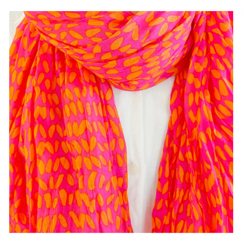 Speck Fuchsia/Orange Sarong | Shop Bijou
