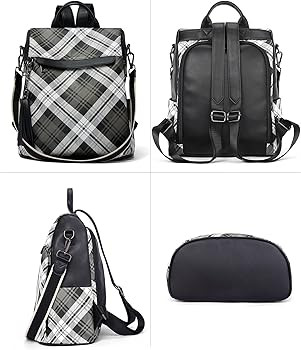 Telena Travel Backpack Purse for Women, PU Leather Anti Theft Large, Ladies Shoulder Fashion Bags | Amazon (US)