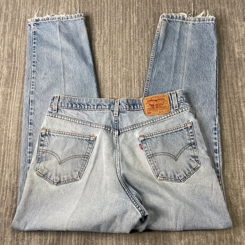Vintage 90s Levis 550 Relaxed Fit Red Tab Classic Brand - Etsy | Etsy (US)