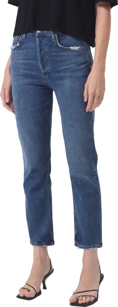 Riley High Waist Narrow Leg Jeans | Nordstrom