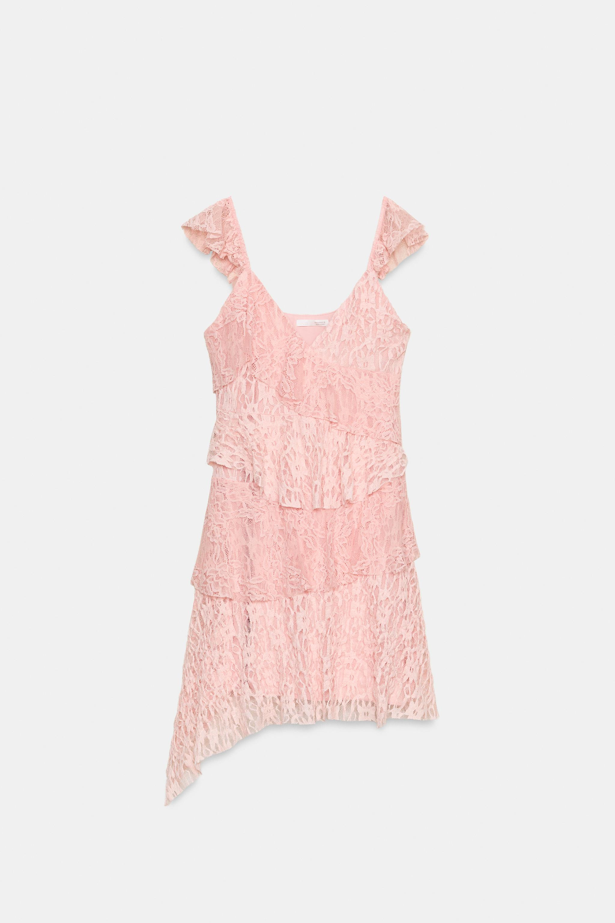 RUFFLED LACE DRESS | Zara US