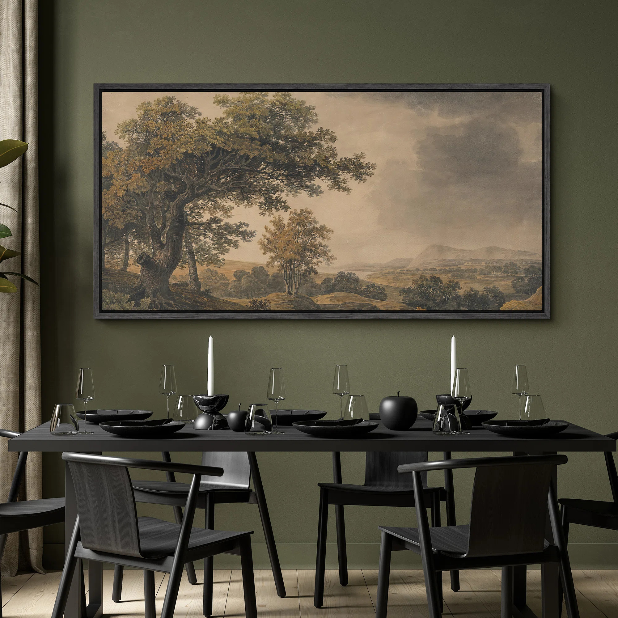 wall26 Pastoral Countryside Landscape with Trees Modern Art | Wayfair | Wayfair North America