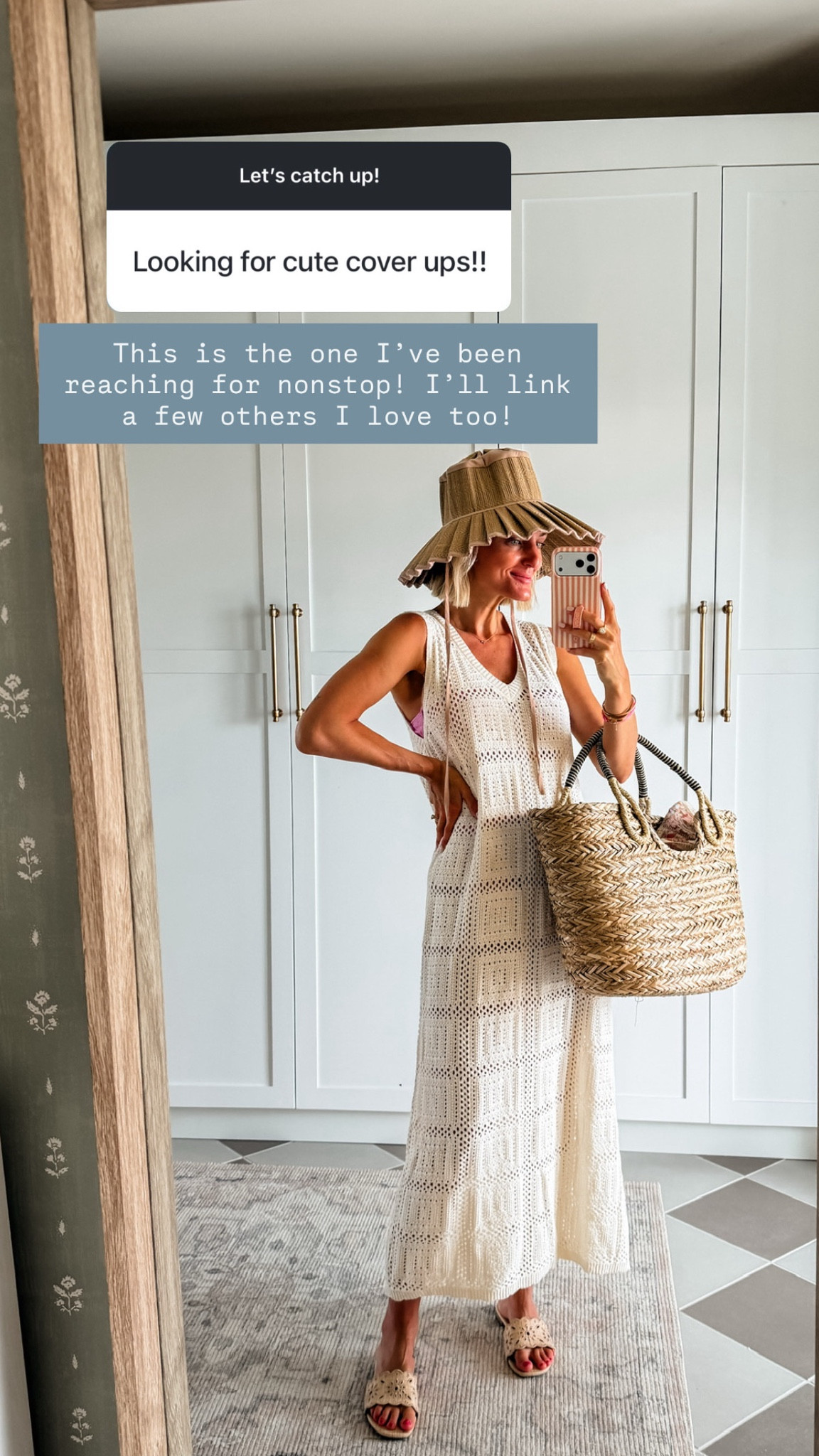 I have been wearing this cover up a ton at the beach! Love the crochet pattern! Wearing a S!

Loverly Grey, Amazon, cover up, resort wear, vacation looks 

#LTKSeasonal #LTKSwim