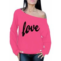 Love Sweatshirt Valentines Day Off The Shoulder Gift Valentine Sweater For Women | Etsy (US)
