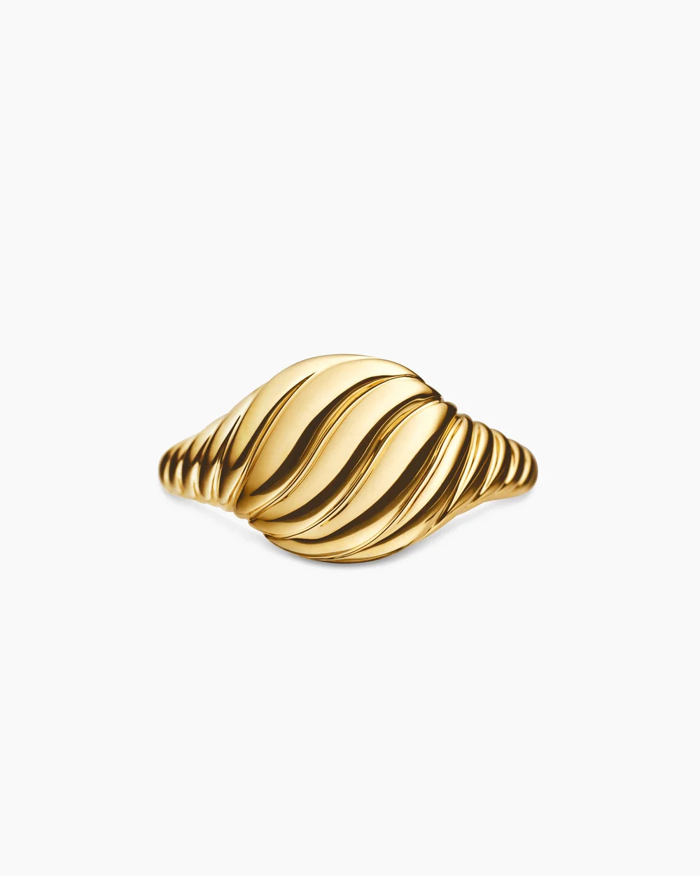 David Yurman | Sculpted Cable Pinky Ring in Sterling Silver, 10mm | David Yurman