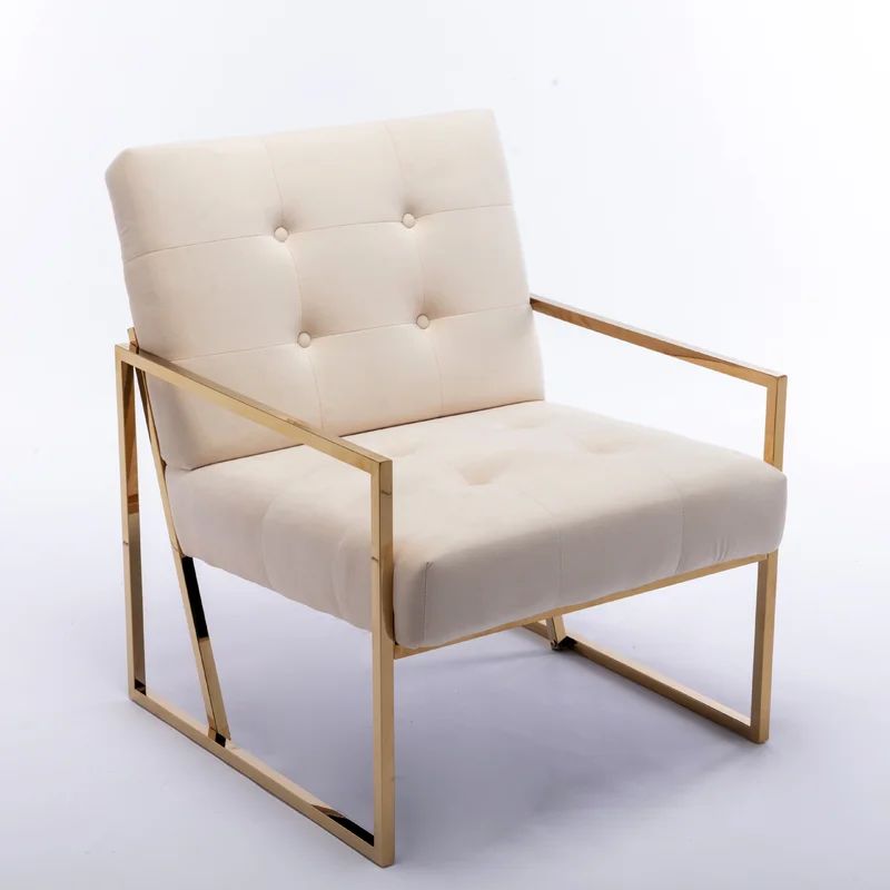 Loper 25.2'' Wide Tufted Velvet Armchair | Wayfair North America