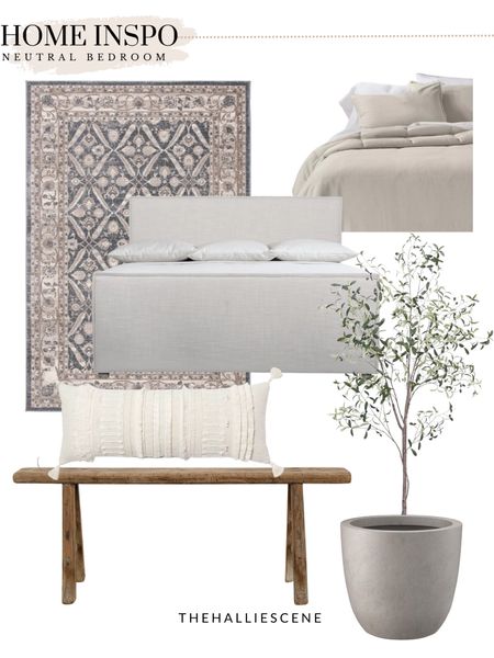 Bedroom // home // decor // neutral // neutral home // neutral bedroom // bed // home accessories // bedding 

#LTKfamily #LTKhome #LTKfindsunder100