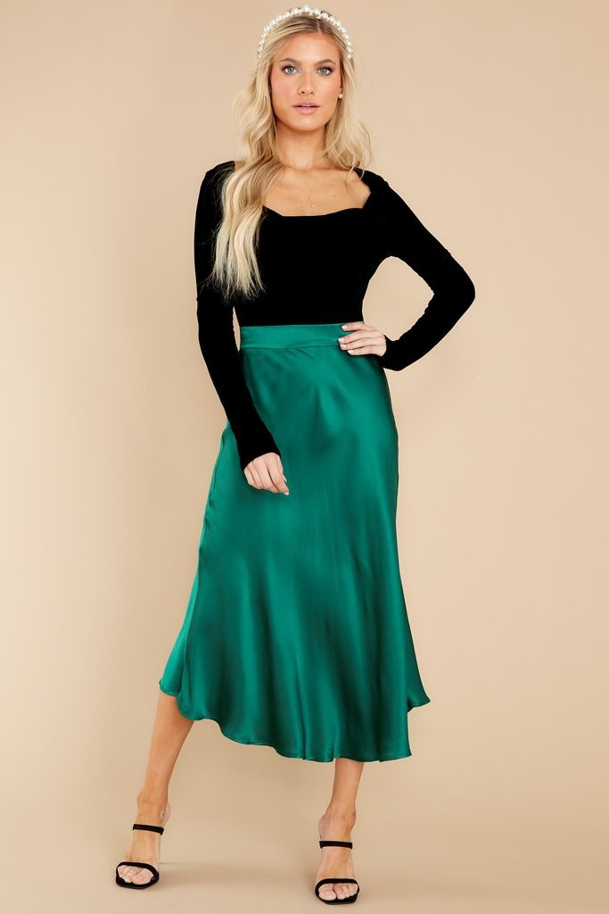 Pick The Mood Black Bodysuit | Red Dress 