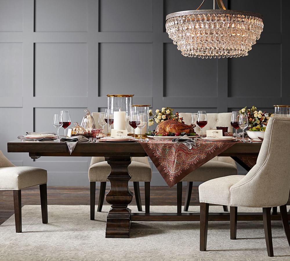 Banks Extending Dining Table | Pottery Barn (US)