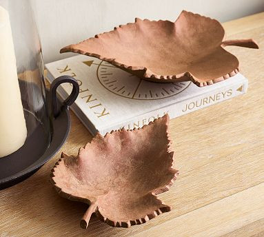 Terracotta Leaf Bowl | Pottery Barn (US)