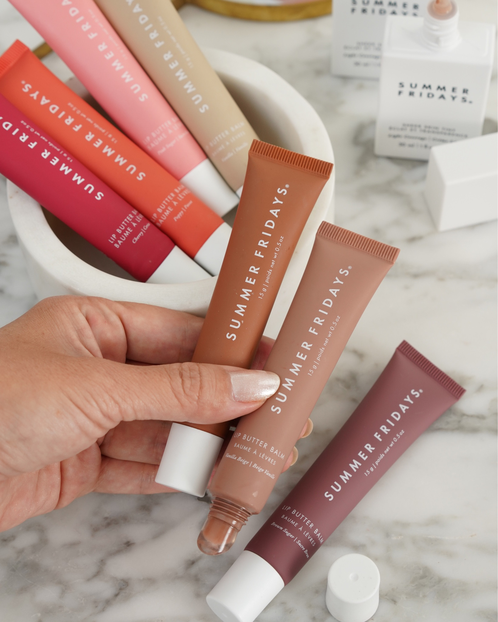 Summer Fridays Lip Butter Balm swatches @summerfridays 

#LTKBeauty