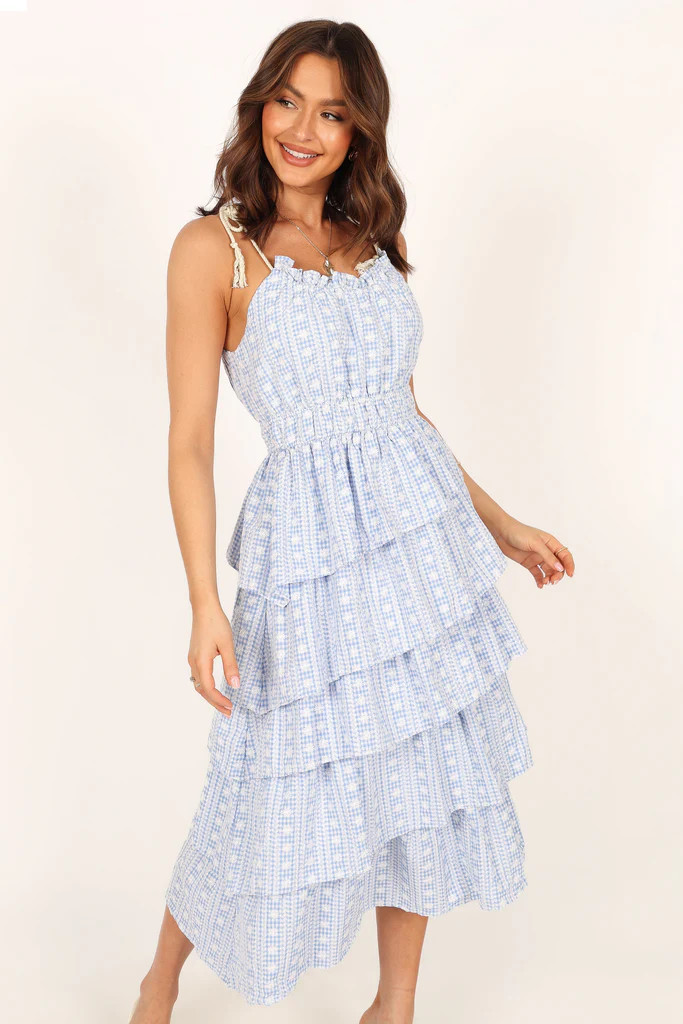 Cora Maxi Dress - Blue | Petal & Pup (US)