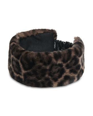 Eleni Leopard Print Faux Fur Headband | Bloomingdale's (US)