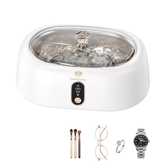 Ultrasonic Cleaner - 45KHz Ultrasonic Cleaner Machine for All Jewelry, Eyeglasses, Watch Straps, ... | Amazon (US)