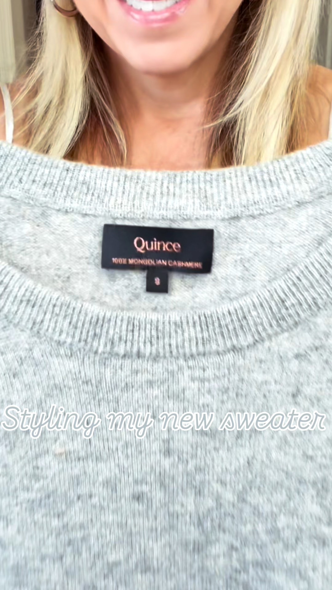 I finally ordered this luxurious Mongolian @quince cashmere sweater that I’ve been eyeing for months! It is incredible & sells for only $50!

I’ve paired it with my new slim fit @gap white jeans & metallic loafers for a fun casual Friday fit. Wearing a S sweater and 4 (ankle length) jeans. 