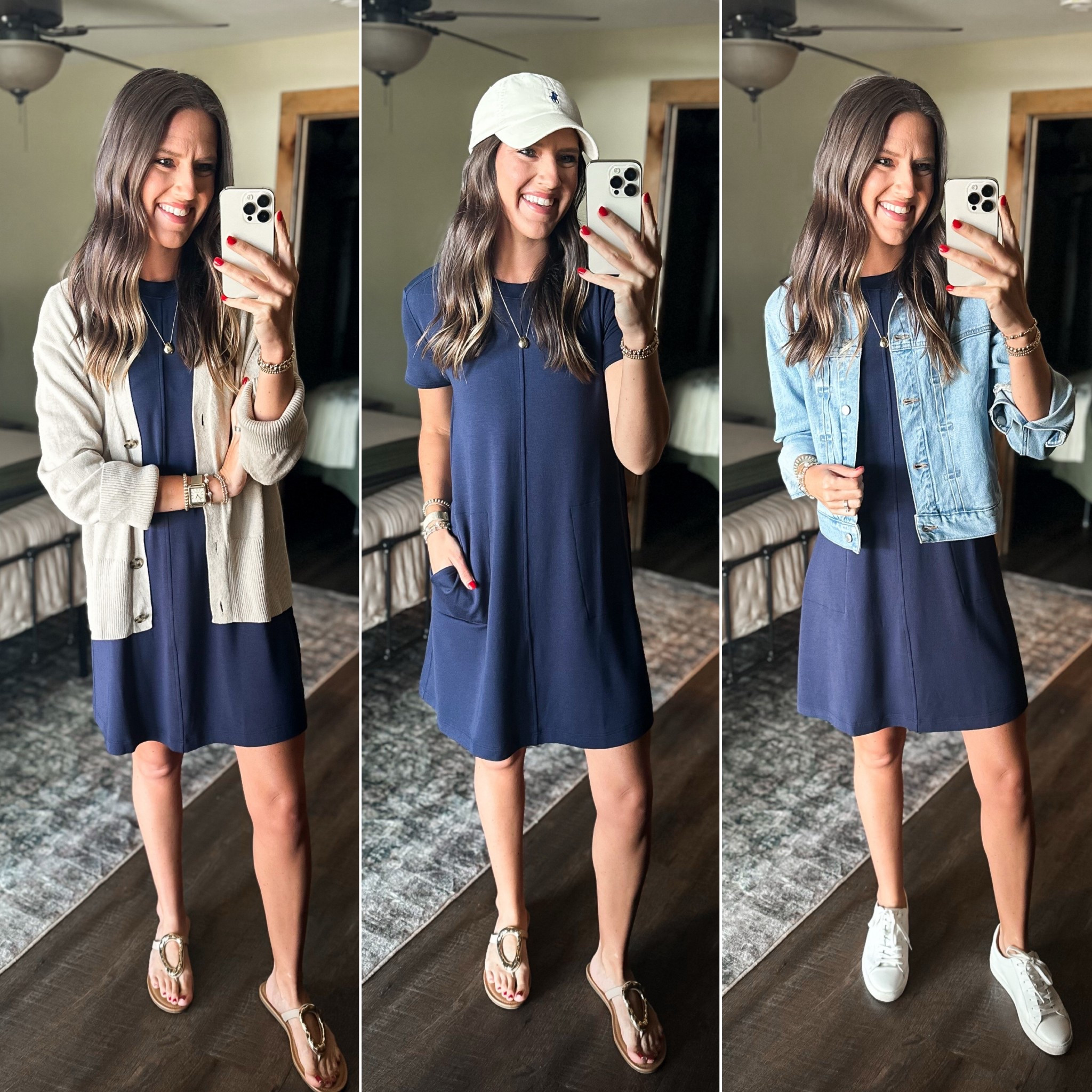 Summer Capsule Wardrobe - Navy Dress

Dress (small) 
Linking similar cardigan 
Denim jacket (small) 


#LTKFindsUnder100 #LTKFindsUnder50 #LTKStyleTip