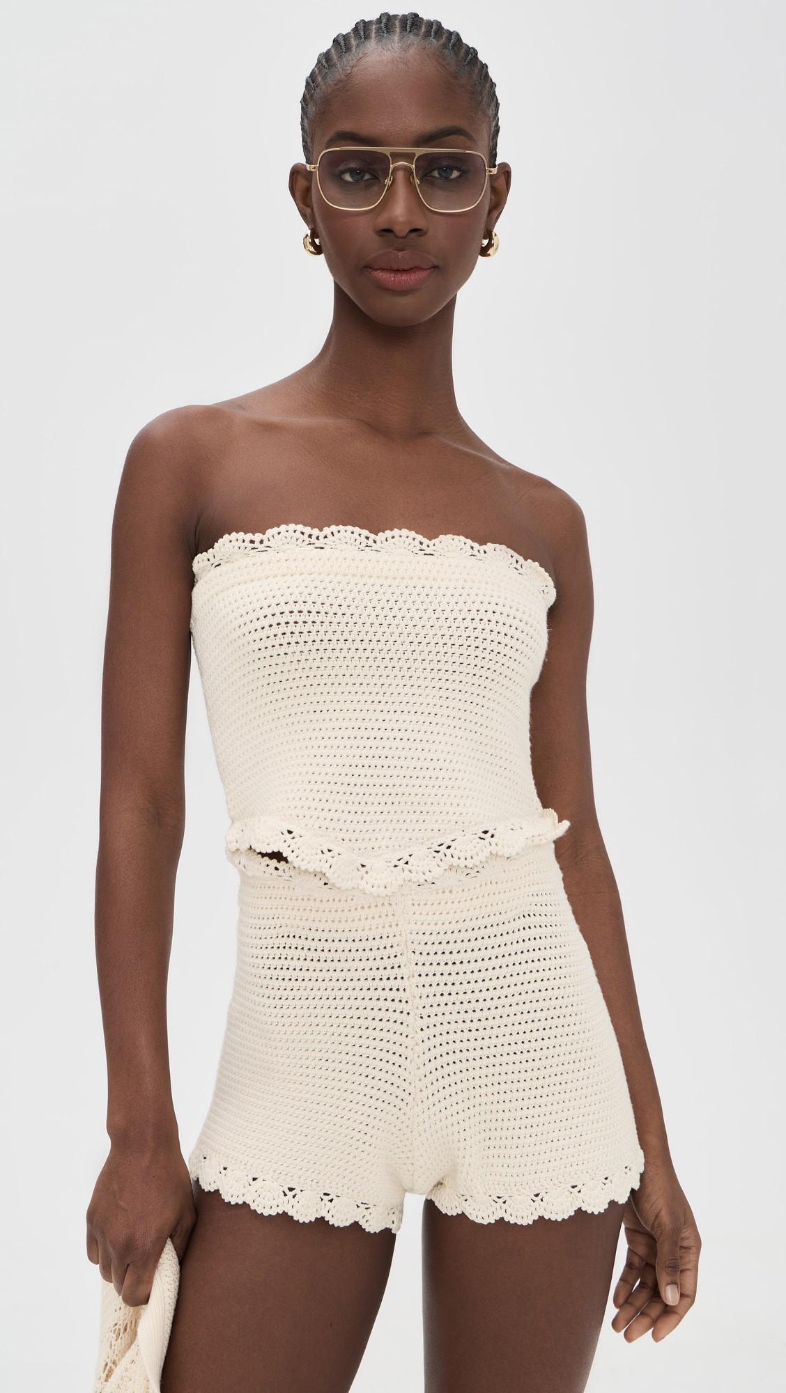 Dylan Crochet Strapless Top | Shopbop