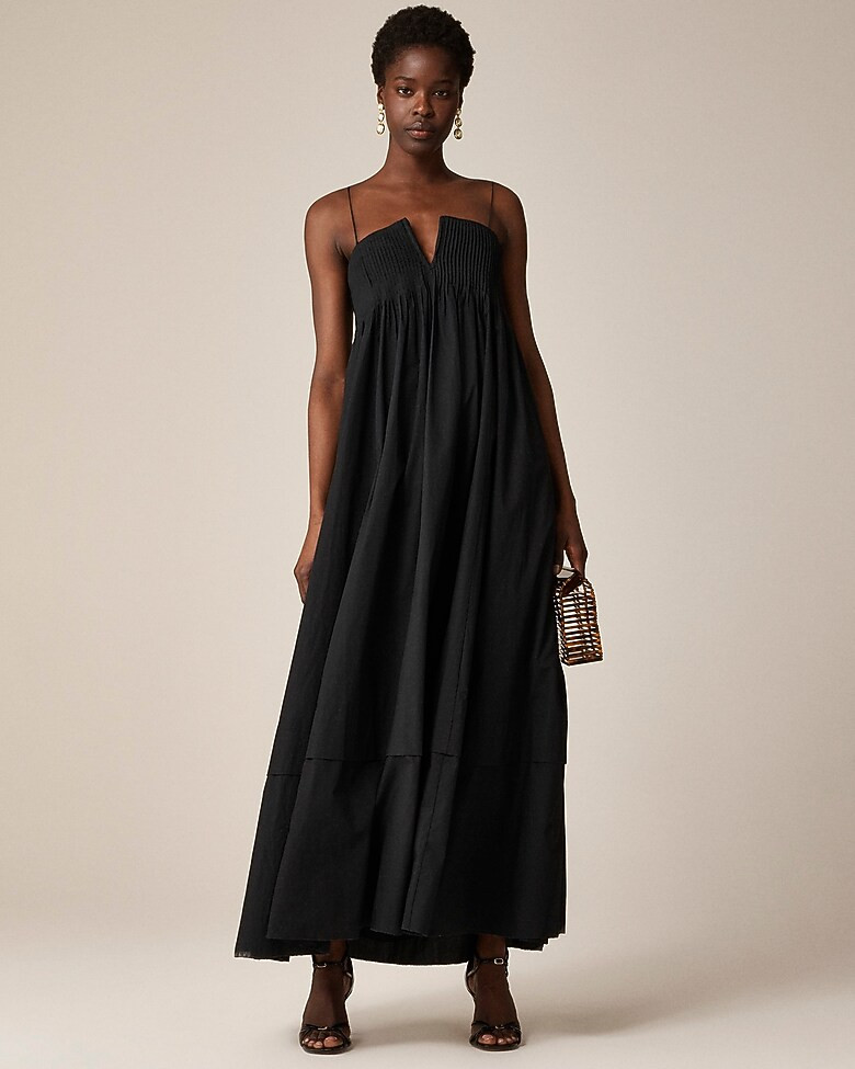 Collection strapless notched maxi dress | J. Crew US
