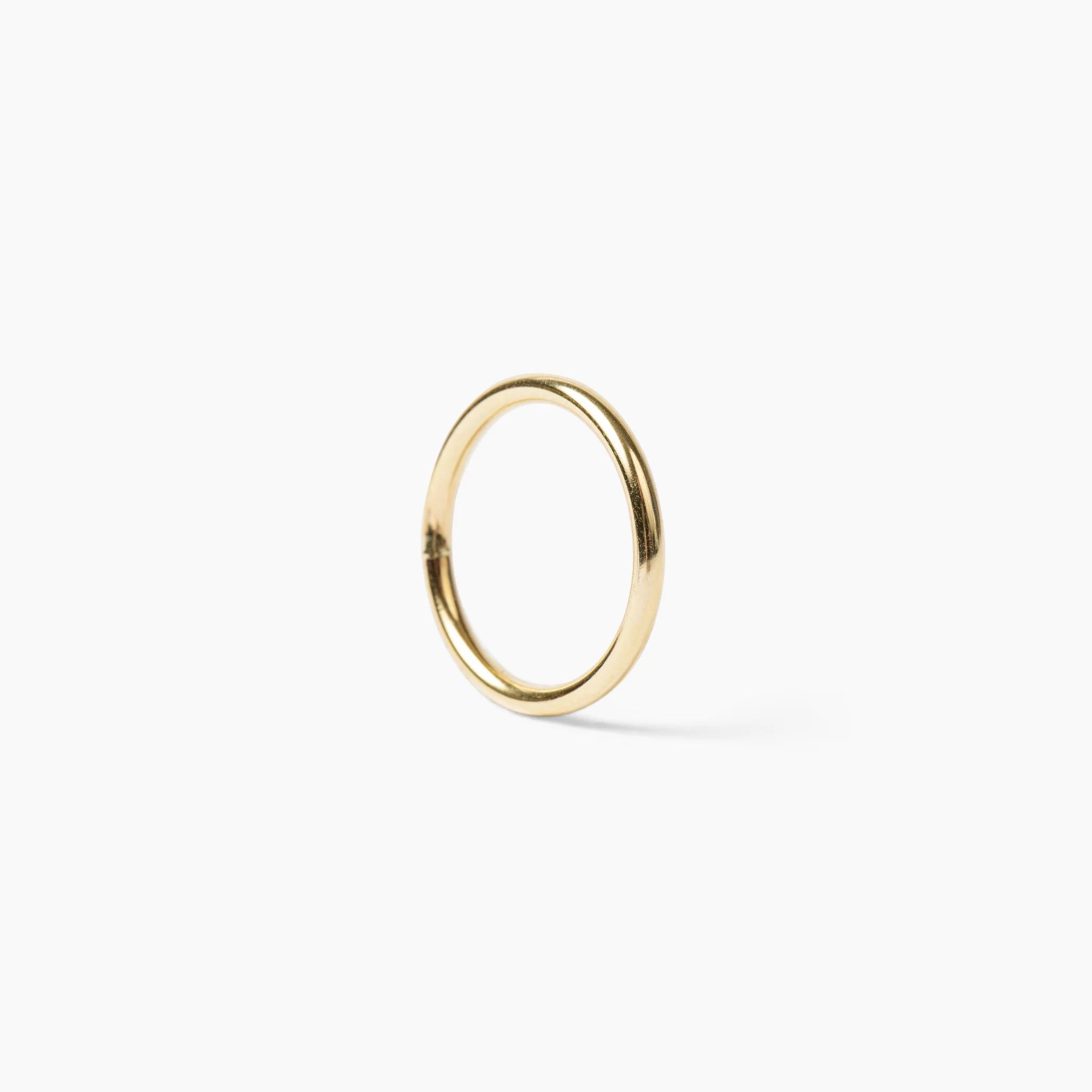 10k Pure Gold Stacking Ring | Kelly Rose Gold