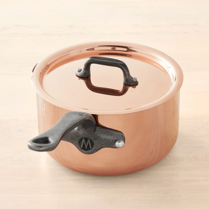 Mauviel Copper M'200 CI Saucepan | Williams-Sonoma
