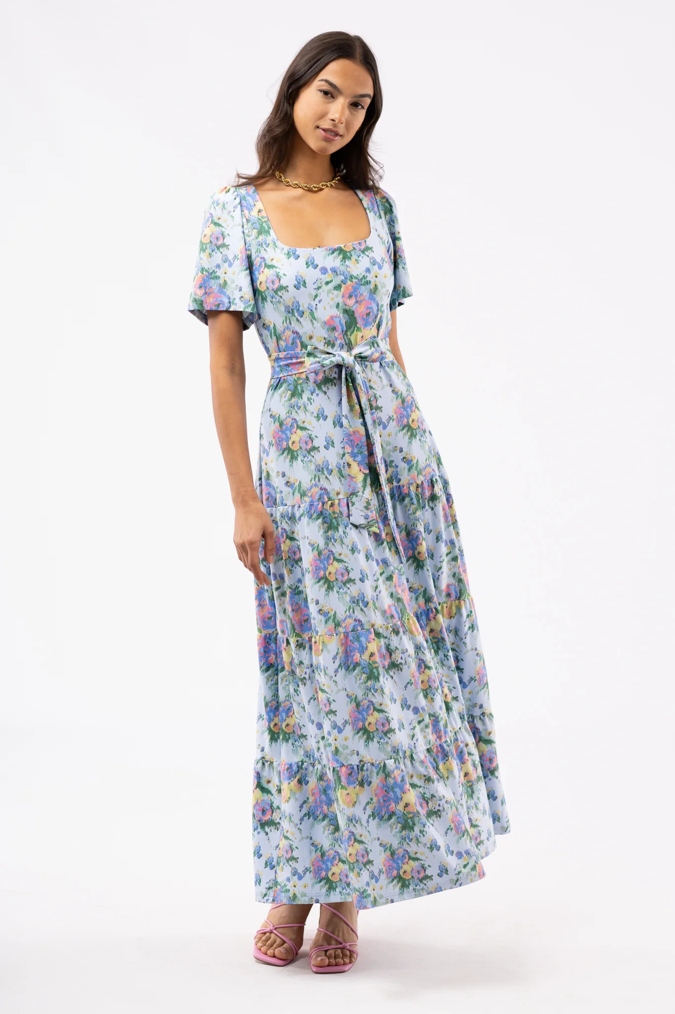 The Lane Dress - Coastal Ikat | Smith and Quinn