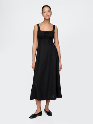 Linen-Blend Maxi Dress | Gap (US)