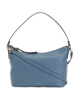 Leather Medium Ziptop Shoulder Bag | Handbags | Marshalls | Marshalls