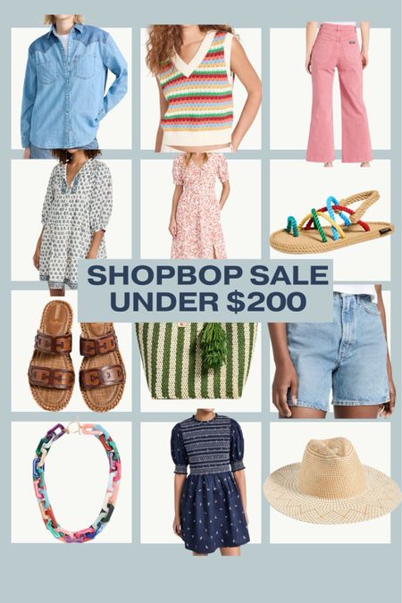 Shopbop spring style event is here! A few favorites - all under $200. 

Denim shorts, sandals, necklace, nap dress, tote bag, vest, chambray Levi’s top, rolla washed denim, dress 

#LTKSeasonal #LTKsalealert #LTKstyletip