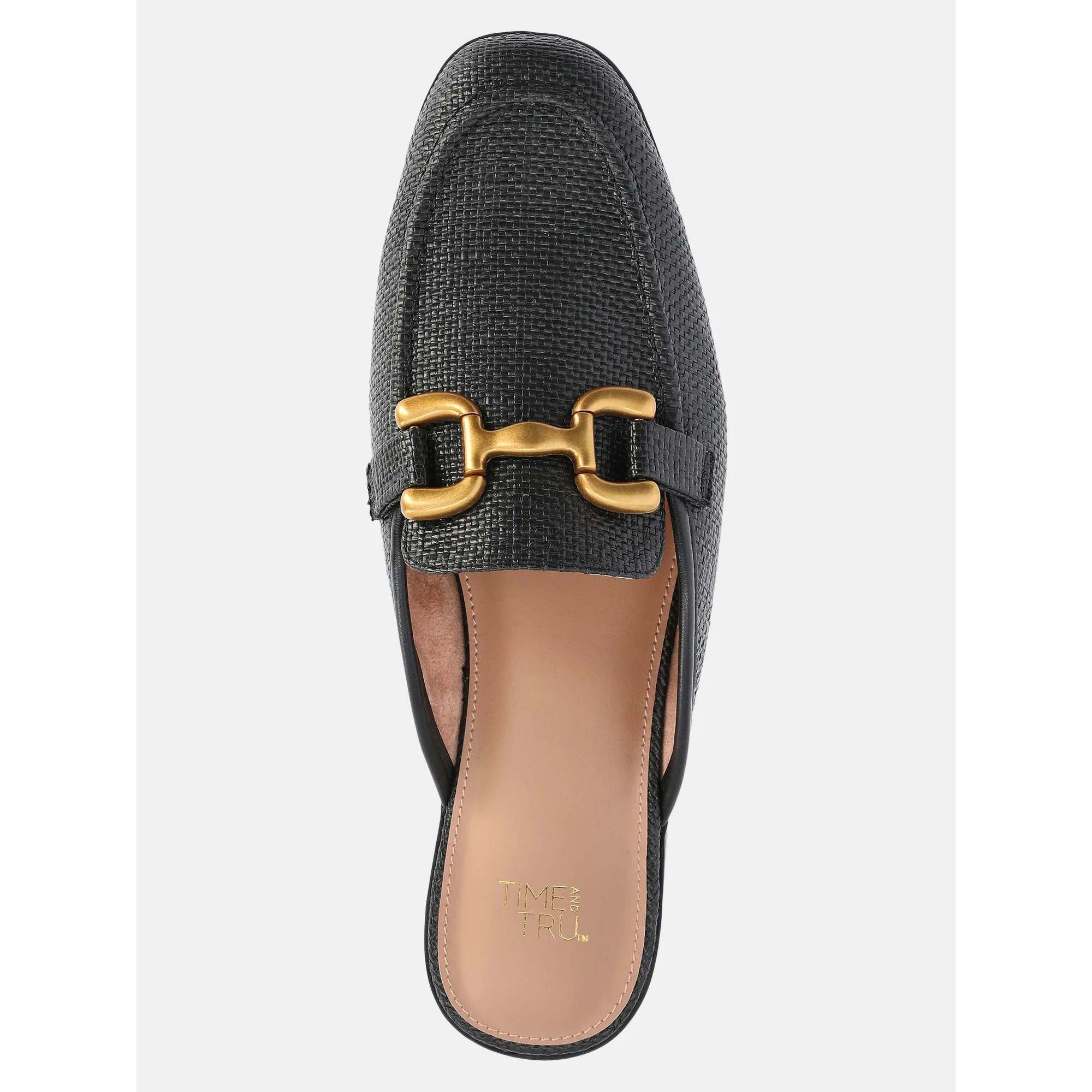 Time and Tru Women's Buckle Loafer Mules - Walmart.com | Walmart (US)