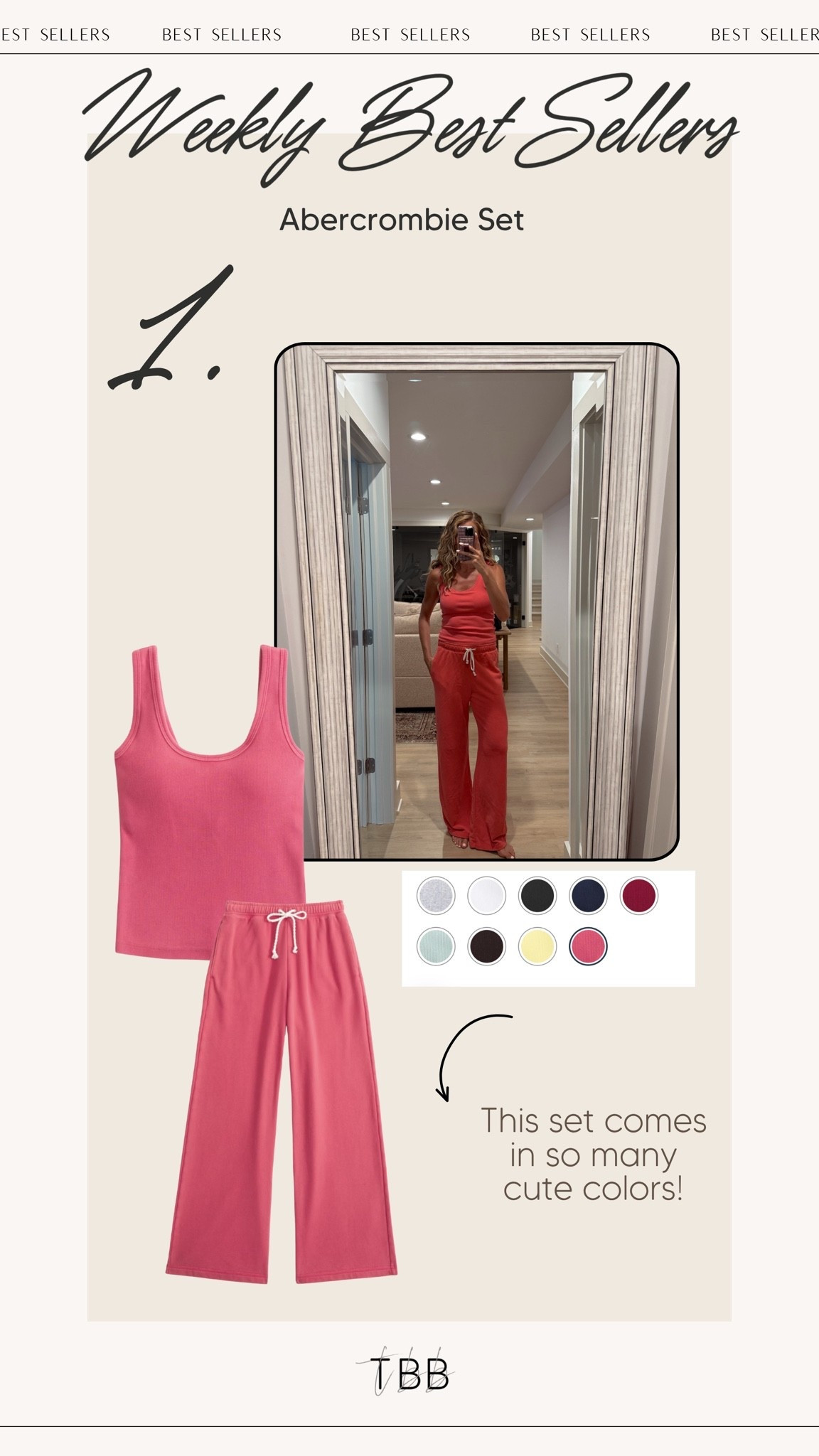 Love this set from Abercrombie! They just came out with these pants. It comes in so many cute colors for summer too!!

Tall girl friendly!

#LTKxAbercrombie #LTKdayinmylife #LTKTall