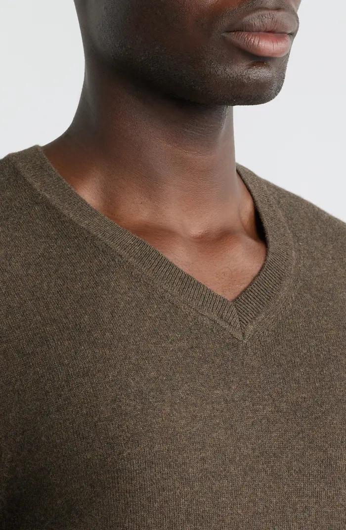 Cotton & Cashmere V-Neck Sweater | Nordstrom