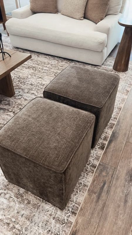 Square Upholstered Cube Ottoman, Color light brown, Target furniture 

#LTKhome #LTKfindsunder100 #LTKstyletip