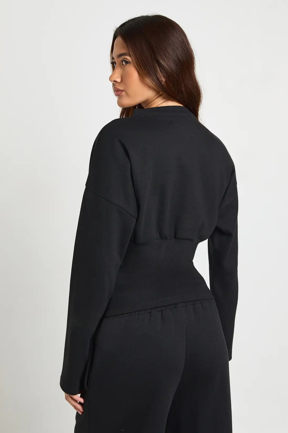 Interlock Cinched Waist Top | Boohoo.com (UK & IE)