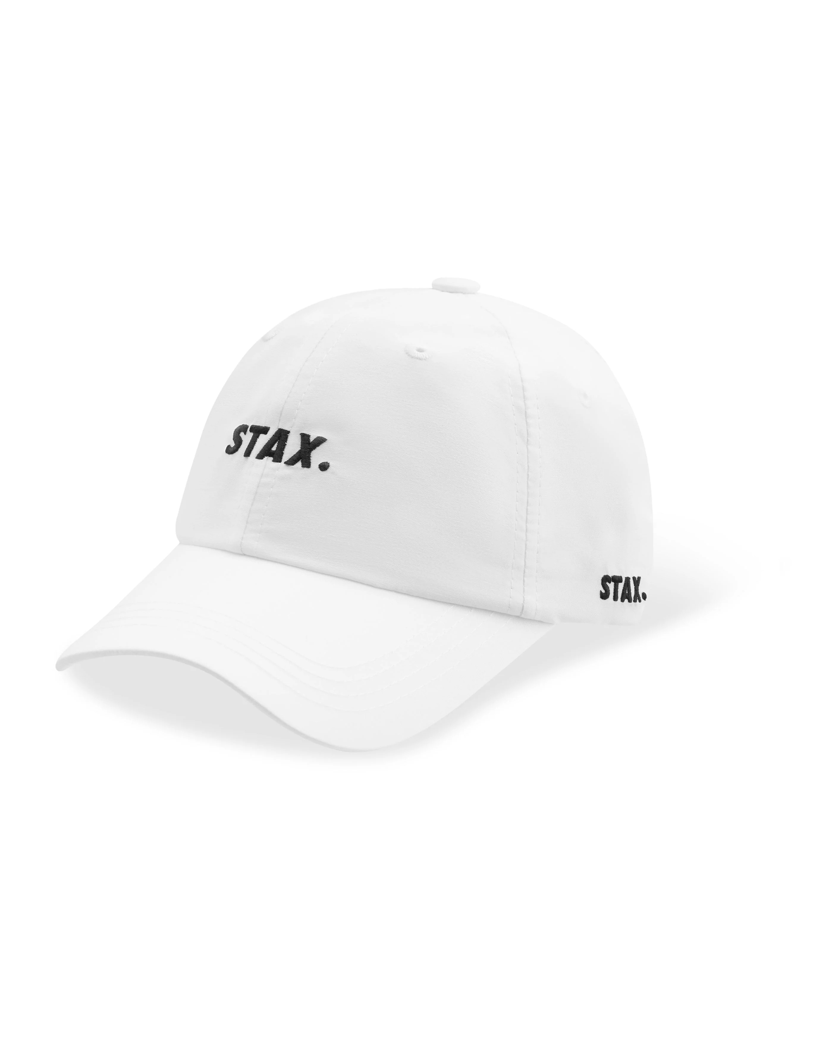 Official Dad Cap - White (Black logo) | STAX.