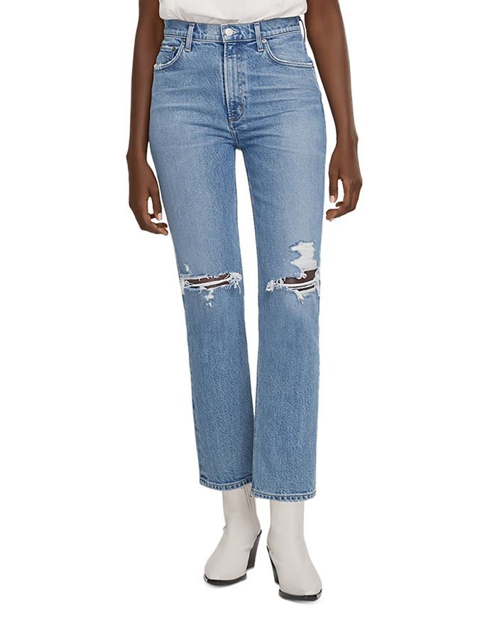 Wilder Ripped Straight Jeans in Whiplash | Bloomingdale's (US)
