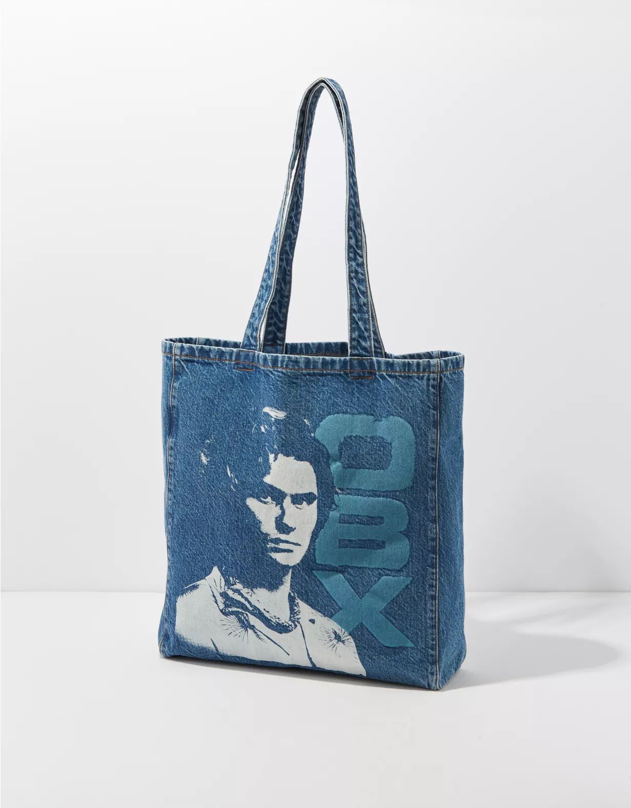 AE x Outer Banks Denim Tote Bag | American Eagle Outfitters (US & CA)